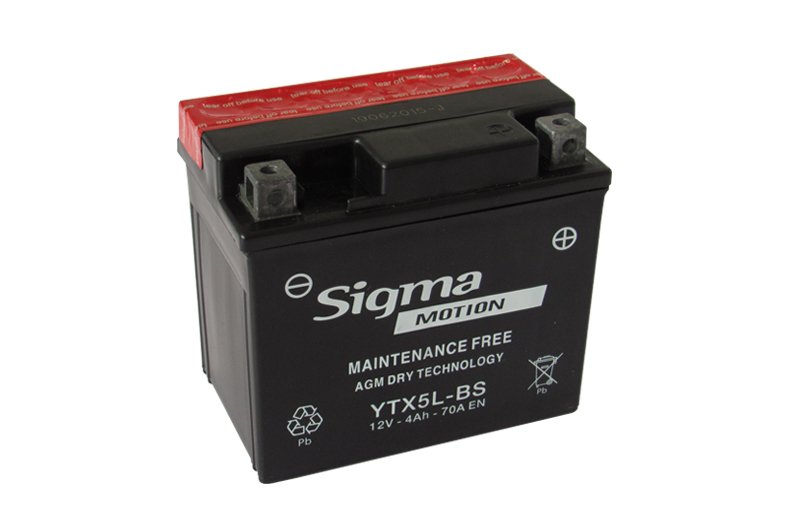 ΜΠΑΤΑΡΙΑ MOTO 12V 4Ah AGM SIGMA MOTION 